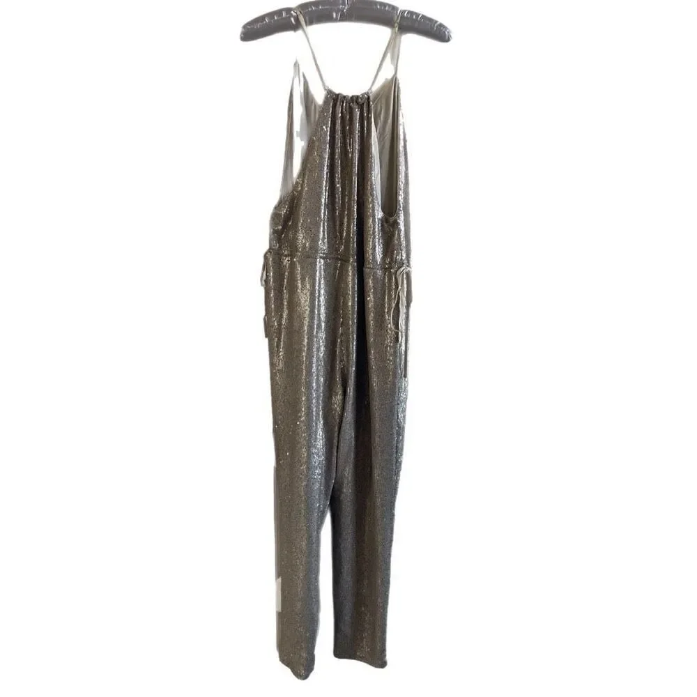 Free People Sequin Jumpsuit